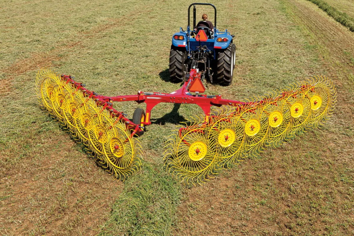 9LZ-6.0 フィンガーホイールレーキの用途