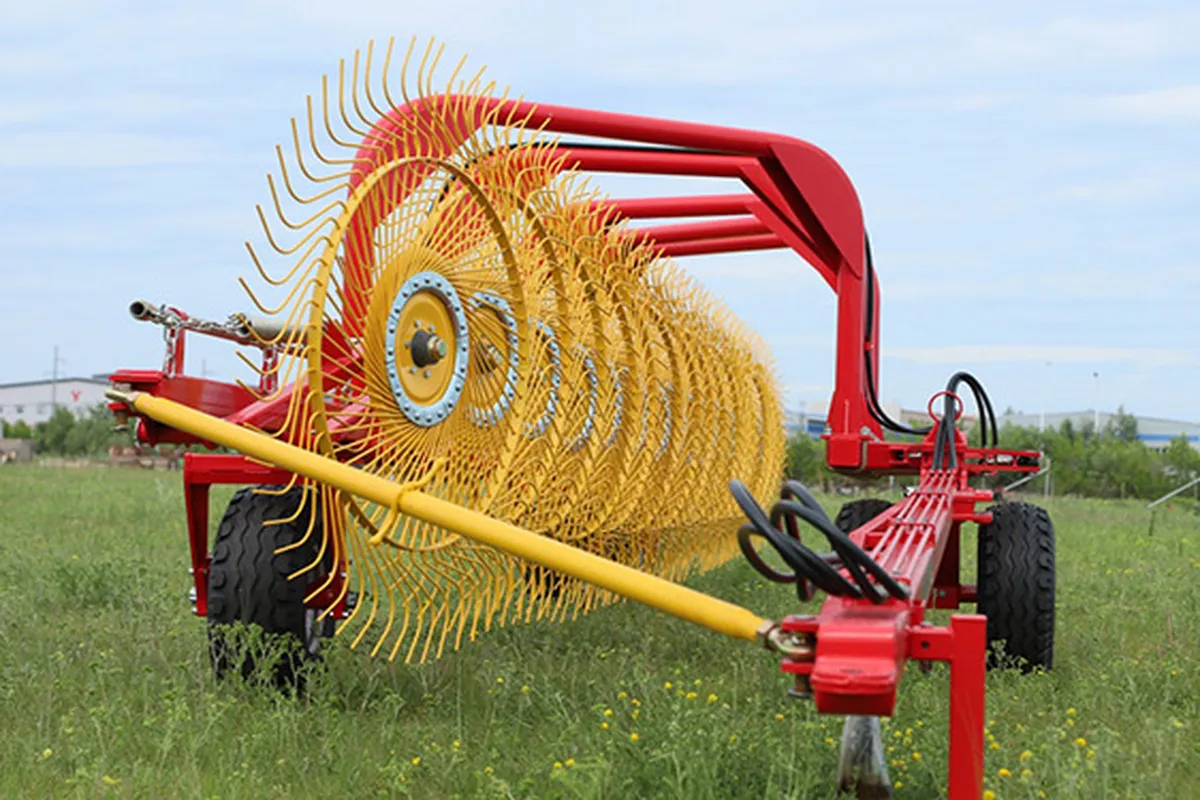 9LZY-9.0 Finger Wheel Rake Applications