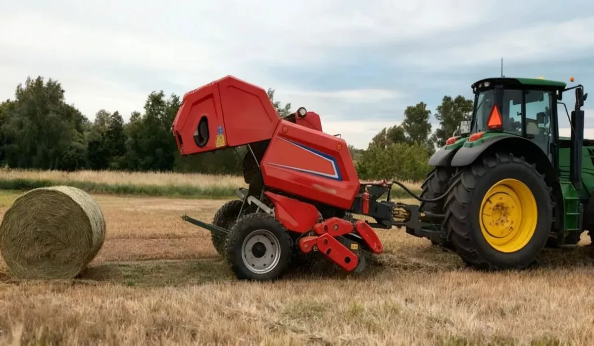Round Baler Working Principle
